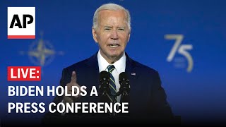 LIVE Biden holds press conference at NATO summit FULL STREAM [upl. by Sumner]