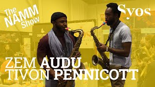 Tivon Pennicott amp Zem Audu Live at NAMM [upl. by Langelo]