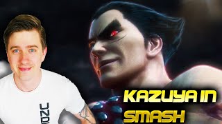 Reaction to Kazuya Mishima in Smash Ultimate [upl. by Notsej]