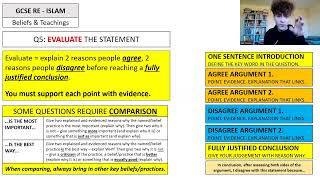 GCSE RELIGIOUS STUDIES ISLAM  BELIEFS amp TEACHINGS AQA PAPER 1 2023 [upl. by Phionna]