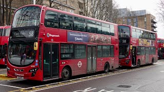 London Bus Route 58  East Ham to Walthamstow [upl. by Airamalegna]