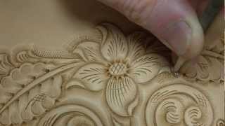 Tooling and Carving Leather [upl. by Sharl]