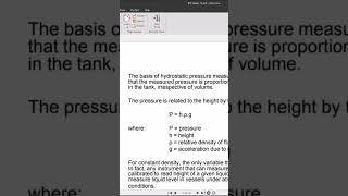 Hydrostatic pressurebased Based Level Measurement Industrial Process Control levelmeasurement [upl. by Garrot]