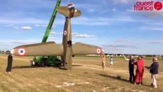 Dewoitine D501 Flip over  Cerisé airfield  France [upl. by Kauppi]