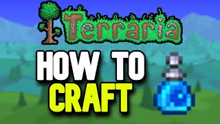 How to Make a Wormhole Potion in Terraria Quick Tutorial [upl. by Sheeree]