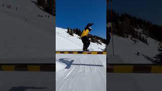 Never seen that trick before 😳 snowboarding [upl. by Wendelin328]