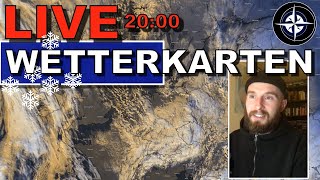 LIVESTREAM  Wetterkarten am Abend [upl. by Yot]