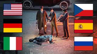 Don Morello Death in Mafia 1 in Different Languages [upl. by Alithea]