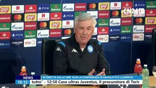 Ancelotti quotDomani chi è favorito Il Liverpool è campione dEuropaquot [upl. by Aurilia]