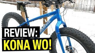 Review Kona Wo Fat Bike [upl. by Analise]