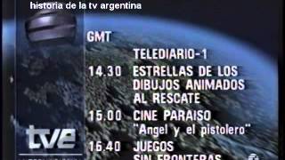 HISTORIA DE LA TV ARGENTINA TELEVISIÓN ESPAÑOLA  NOTICIAS  1992 [upl. by Tadio]