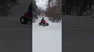 first major snow cam on his 400EX [upl. by Annoyi81]