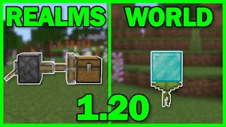 ALL BEST DUPLICATION GLITCHES for 120 MINECRAFT BEDROCK Edition  REALMS amp SERVERS  by James [upl. by Bolt]