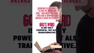 Power of the word god godsword bible bibleverse biblestudy agministriesindia shorts fyp [upl. by Alyt]