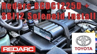 Redarc BCDC 1225D and SBI12 solenoid install in Prado 150 [upl. by Bogoch]