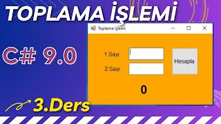 Uygulamalarla C  3Ders Toplama İşlemi [upl. by Airretal]