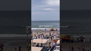 WEES VOORZICHTIG IN DE ZEE🙏🏻De Noordzee is een zeer gevaarlijke zee🌊 dangerous noordzee beach [upl. by Ehlke768]