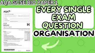 GCSE BIOLOGY Every Single Exam Question Organisation [upl. by Annaeirb784]