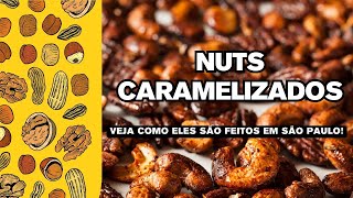 NUTS CARAMELIZADOS NO MERCADO MUNICIPAL DE SÃO PAULO [upl. by Nnyltiac845]