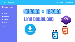 Como hacer un SIDEBAR con bootstrap 4  DESCARGA How to make SIDEBAR with bootstrap 4  DOWNLOAD [upl. by Enihpled]