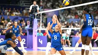 PARIGI 2024 PALLAVOLO FEMMINILE ORO ITALIA [upl. by Mariam863]