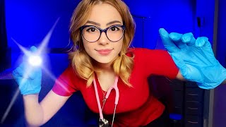 ASMR Nurse Exam In BED 🩺 Relaxing Medical Exam Cranial Nerve Eye Ear Personal Attention [upl. by Markiv]