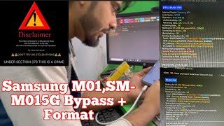 Samsung M01SMM015G Format  Frp bypass  unlock tool by AlphaFixer [upl. by Tiffi]