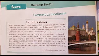 Unité 7Production écrite Décrire un lieu  Moscou [upl. by Eelnodnarb]