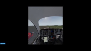 XPlane 11 VR VIVE PRO Beech B58 Flight from New Castle KILG to Atlantic City KACY [upl. by Dewain]