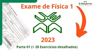 Exame de Física 01 UEM 2023 Parte 01 [upl. by Donnell]