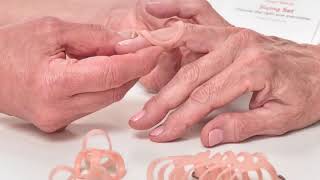 Oval8 Finger Splint Used to Treat for Finger Deformity [upl. by Mazman]