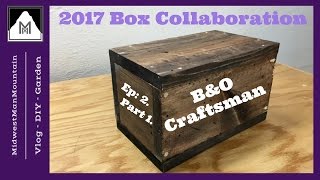 Make New Wood Look Old  Build a Rustic Box BampO Craftsman [upl. by Atinniuq]