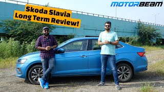 Skoda Slavia Long Term Review  NigglesMileageComfortPerformance  MotorBeam [upl. by Neitsirk]