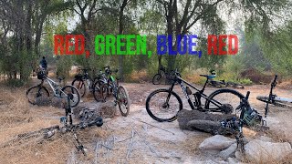 This Rides Color Combo in Mushrif Park MTB Trail with Friends [upl. by Wernher]