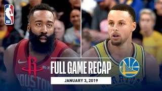 Full Game Recap Rockets vs Warriors  Overtime Thriller In Oracle [upl. by Elenahc606]