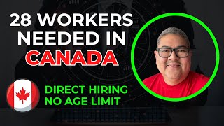 28 WORKERS NEEDED IN CANADA I DIRECT HIRING I NO AGE LIMIT I BUHAY CANADA [upl. by Eannaj927]