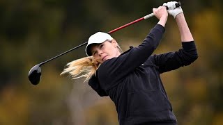 Late surge lifts LeBlanc to LPGA lead [upl. by Natek869]