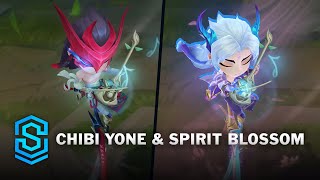 Chibi Yone amp Chibi Spirit Blossom Yone  Teamfight Tactics [upl. by Ahsircal]