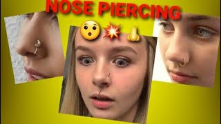 Nose piercings compilation 😍💥 [upl. by Mharba]