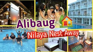 Nilaya Nest Away  Nagaon Alibaug  Swimming Pool  Indoor game  5 Mins from Alibaug Nagoan Beach [upl. by Sellig]