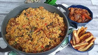 HOW TO MAKE PERFECT NATIVE JOLLOF RICE [upl. by Abott]