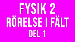 Fysik 2  Rörelser i fält del 1 av 4 [upl. by Aicala]