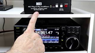 Icom IC7300 A to Z 41 Using an External Antenna Tuner [upl. by Seigler]