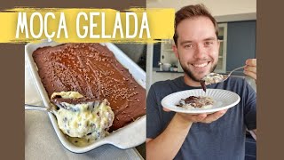 MOÇA GELADA COM GANACHE DE CHOCOLATE  Shorts [upl. by Odnomyar]