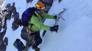 Easter Winter climbing on Jacobs Ladder 19th April 2014 [upl. by Ggerg443]