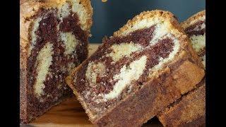 Recette du gâteau marbré facile et moelleux Eng Sub  marble cake [upl. by Jedthus18]