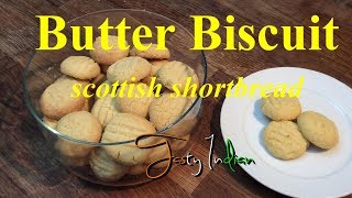 Scottish Shortbread Biscuits  Butter cookies [upl. by Berlinda]