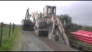 Tesmec 950 Trencher TRENCHER HIRE GCN PLANT LTD [upl. by Yesllek]