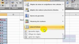 Excel 2007  Mise en forme conditionnelle surbrillance [upl. by Tsenrae914]