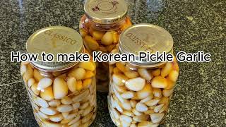 How to make Korean Pickle Garlic [upl. by Skipp]